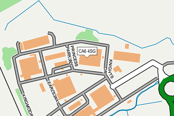 CA6 4SG map - OS OpenMap – Local (Ordnance Survey)