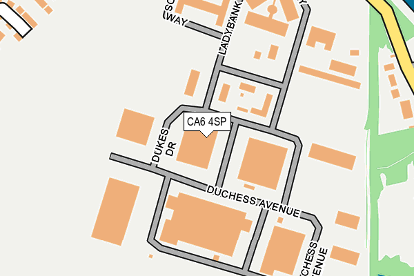 CA6 4SP map - OS OpenMap – Local (Ordnance Survey)