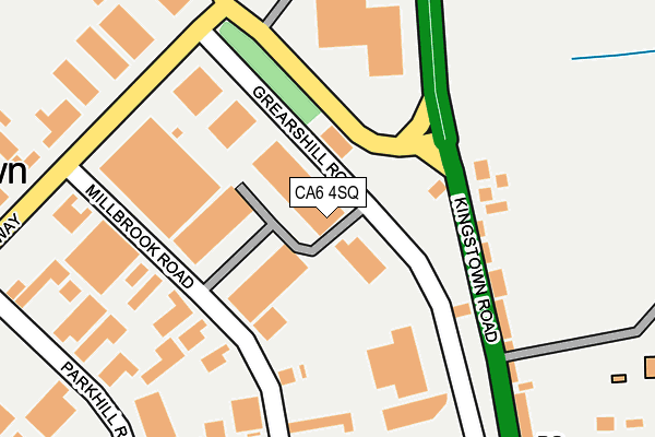CA6 4SQ map - OS OpenMap – Local (Ordnance Survey)