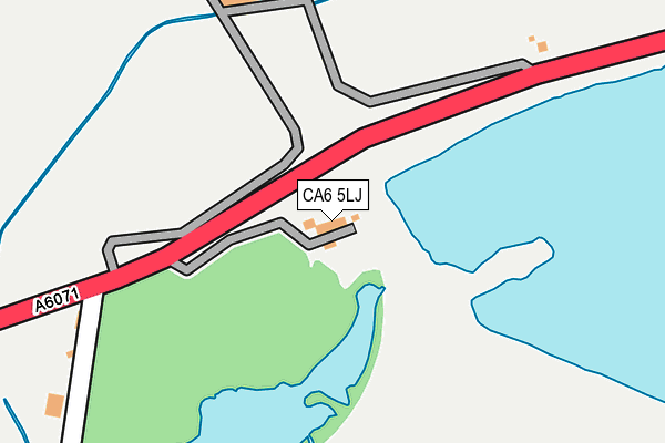 CA6 5LJ map - OS OpenMap – Local (Ordnance Survey)