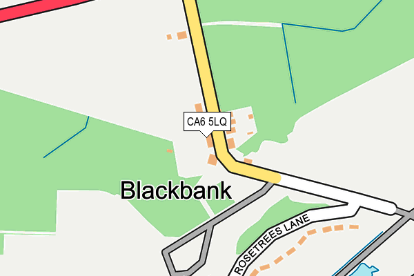 CA6 5LQ map - OS OpenMap – Local (Ordnance Survey)