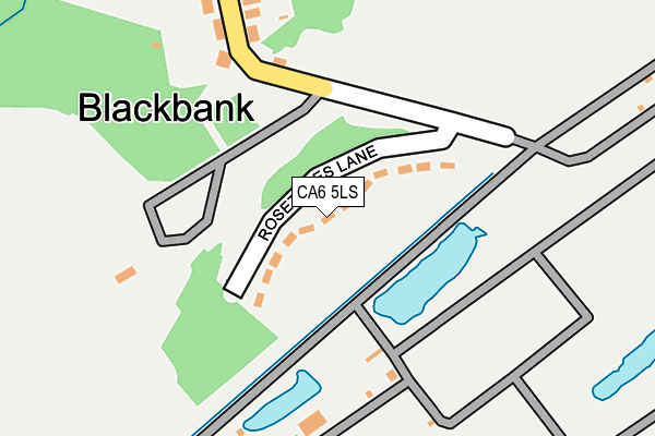 CA6 5LS map - OS OpenMap – Local (Ordnance Survey)