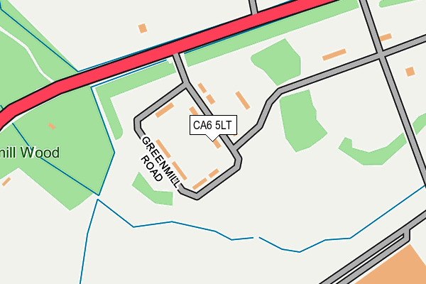 CA6 5LT map - OS OpenMap – Local (Ordnance Survey)