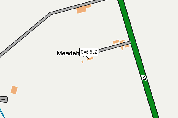 CA6 5LZ map - OS OpenMap – Local (Ordnance Survey)