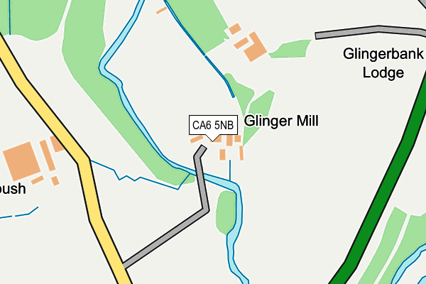 CA6 5NB map - OS OpenMap – Local (Ordnance Survey)