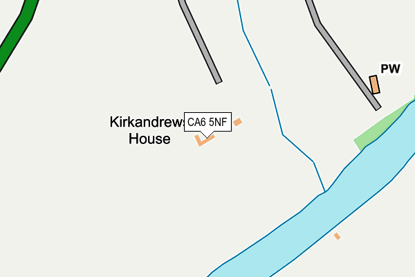 CA6 5NF map - OS OpenMap – Local (Ordnance Survey)