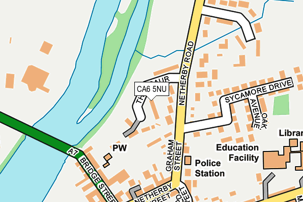 CA6 5NU map - OS OpenMap – Local (Ordnance Survey)