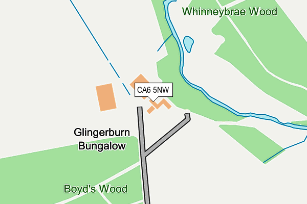 CA6 5NW map - OS OpenMap – Local (Ordnance Survey)