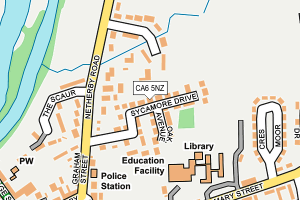 CA6 5NZ map - OS OpenMap – Local (Ordnance Survey)