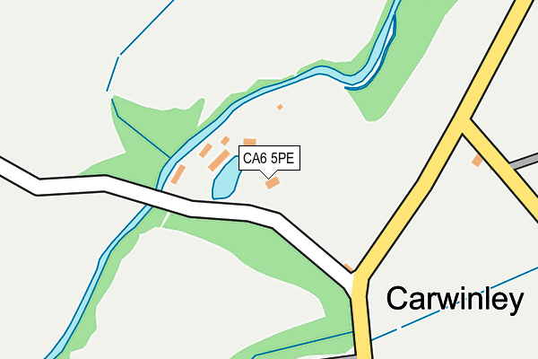 CA6 5PE map - OS OpenMap – Local (Ordnance Survey)