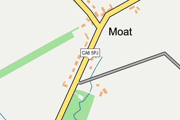 CA6 5PJ map - OS OpenMap – Local (Ordnance Survey)