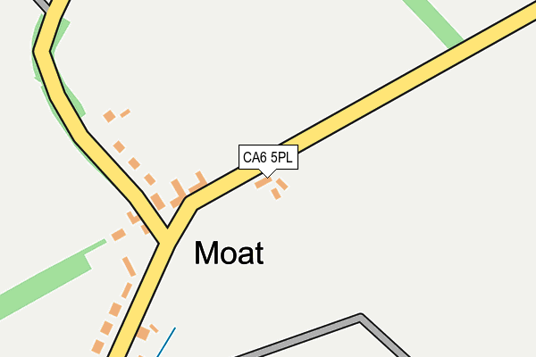 CA6 5PL map - OS OpenMap – Local (Ordnance Survey)