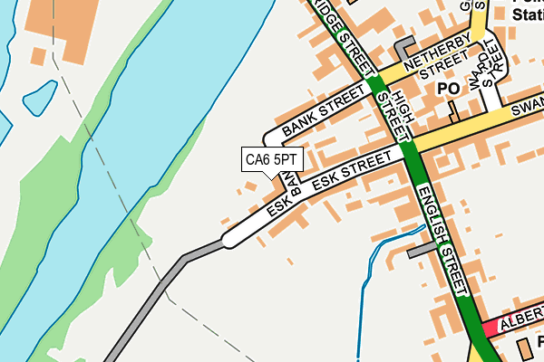 CA6 5PT map - OS OpenMap – Local (Ordnance Survey)