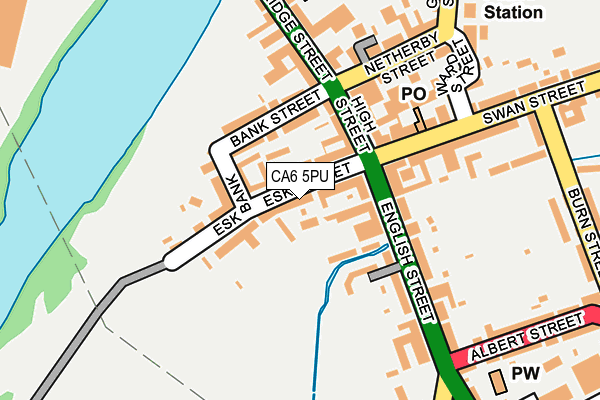 CA6 5PU map - OS OpenMap – Local (Ordnance Survey)