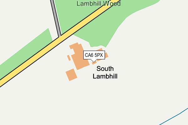 CA6 5PX map - OS OpenMap – Local (Ordnance Survey)