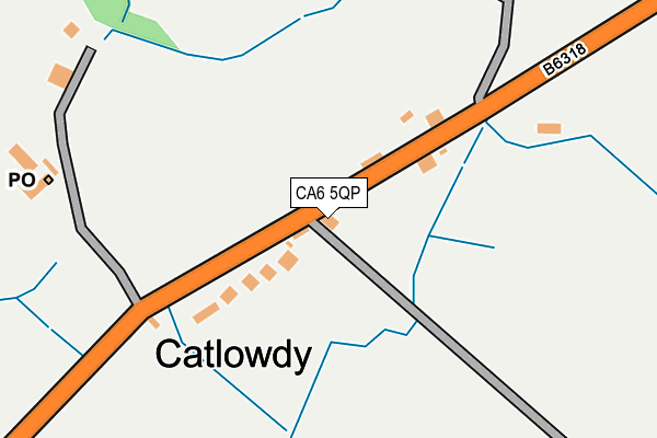 CA6 5QP map - OS OpenMap – Local (Ordnance Survey)