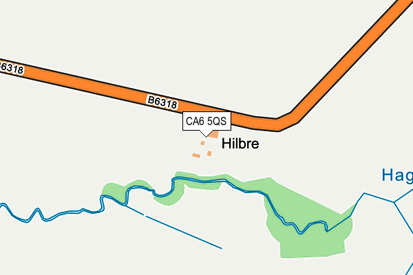 CA6 5QS map - OS OpenMap – Local (Ordnance Survey)