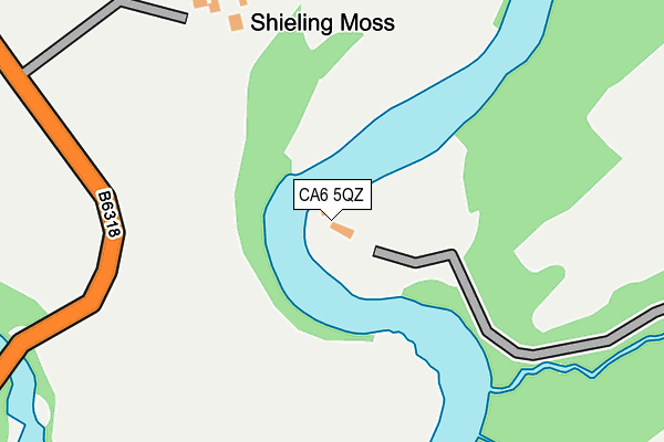 CA6 5QZ map - OS OpenMap – Local (Ordnance Survey)