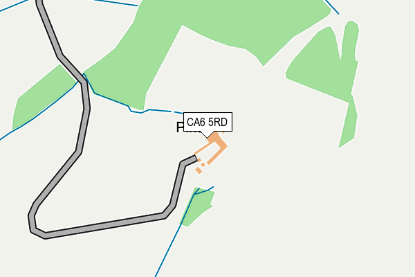 CA6 5RD map - OS OpenMap – Local (Ordnance Survey)