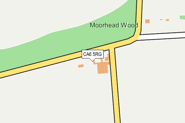 CA6 5RG map - OS OpenMap – Local (Ordnance Survey)
