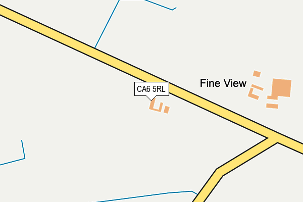 CA6 5RL map - OS OpenMap – Local (Ordnance Survey)