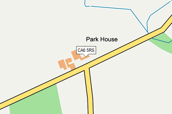 CA6 5RS map - OS OpenMap – Local (Ordnance Survey)