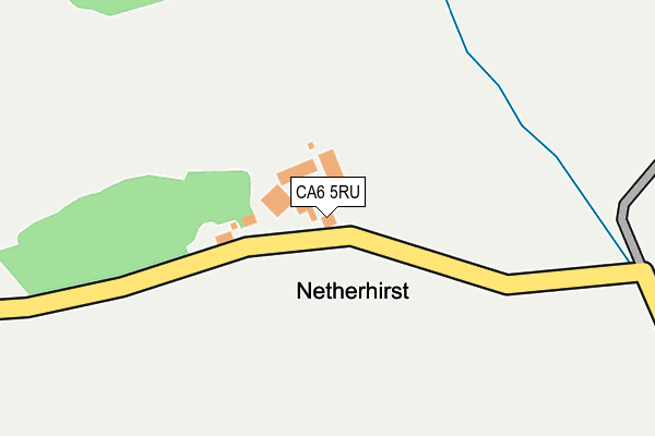 CA6 5RU map - OS OpenMap – Local (Ordnance Survey)