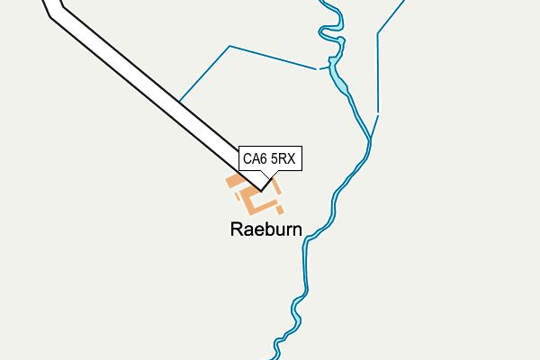 CA6 5RX map - OS OpenMap – Local (Ordnance Survey)