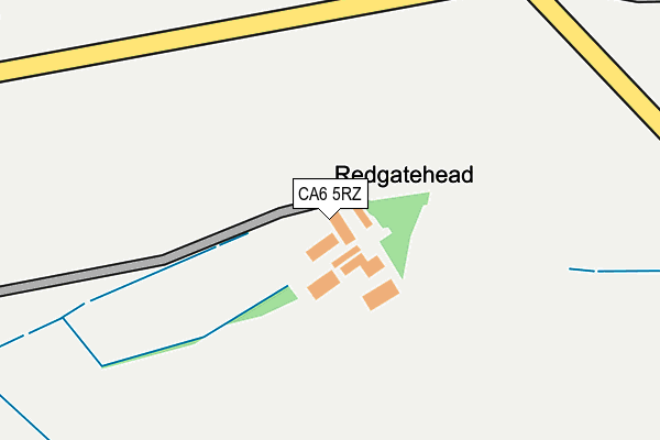 CA6 5RZ map - OS OpenMap – Local (Ordnance Survey)