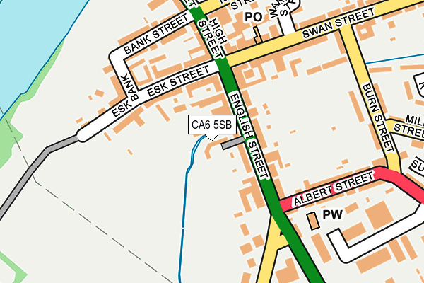 CA6 5SB map - OS OpenMap – Local (Ordnance Survey)