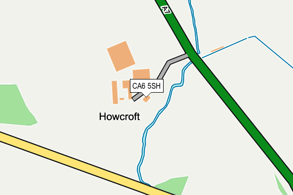 CA6 5SH map - OS OpenMap – Local (Ordnance Survey)