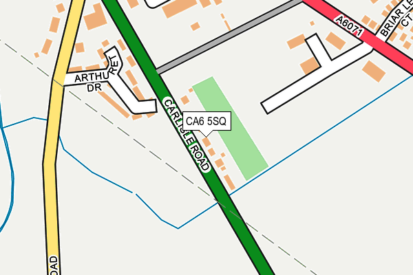 CA6 5SQ map - OS OpenMap – Local (Ordnance Survey)