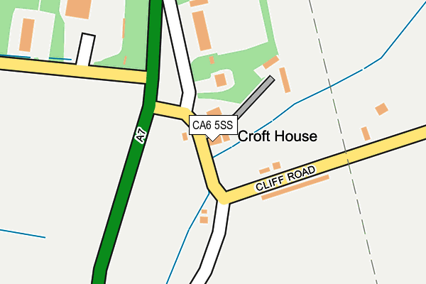 CA6 5SS map - OS OpenMap – Local (Ordnance Survey)