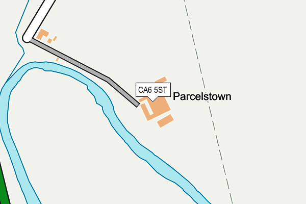 CA6 5ST map - OS OpenMap – Local (Ordnance Survey)