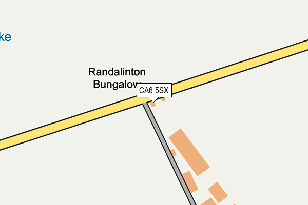 CA6 5SX map - OS OpenMap – Local (Ordnance Survey)