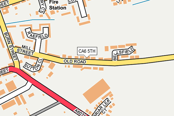 CA6 5TH map - OS OpenMap – Local (Ordnance Survey)