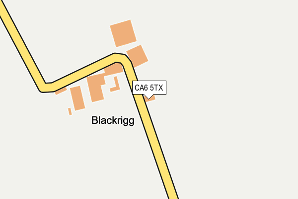 CA6 5TX map - OS OpenMap – Local (Ordnance Survey)