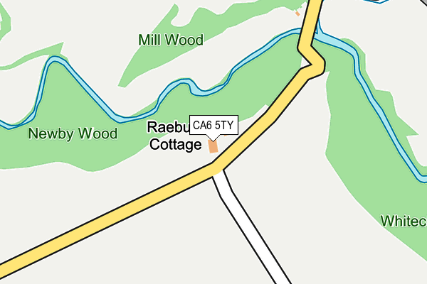 CA6 5TY map - OS OpenMap – Local (Ordnance Survey)