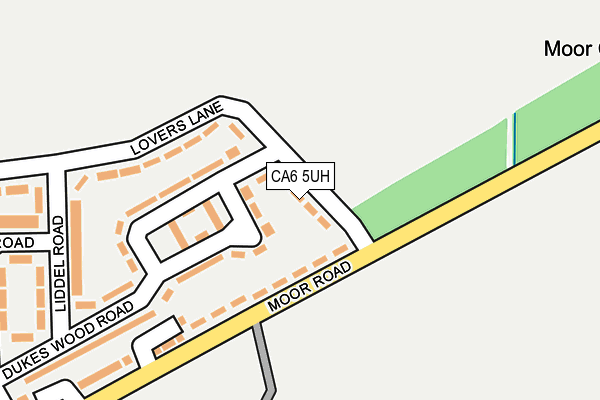 CA6 5UH map - OS OpenMap – Local (Ordnance Survey)