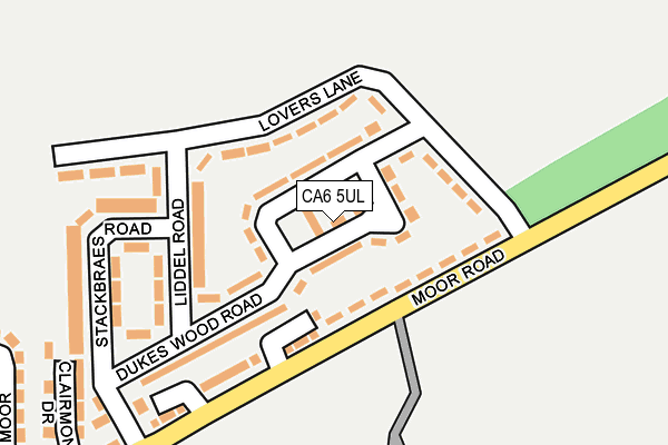 CA6 5UL map - OS OpenMap – Local (Ordnance Survey)