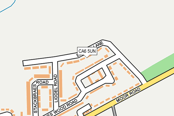 CA6 5UN map - OS OpenMap – Local (Ordnance Survey)