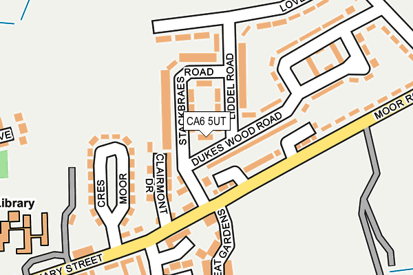 CA6 5UT map - OS OpenMap – Local (Ordnance Survey)