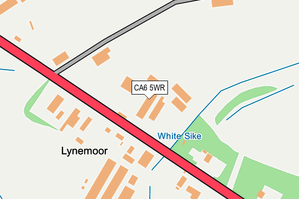 CA6 5WR map - OS OpenMap – Local (Ordnance Survey)