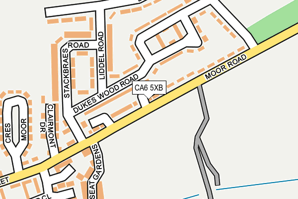 CA6 5XB map - OS OpenMap – Local (Ordnance Survey)