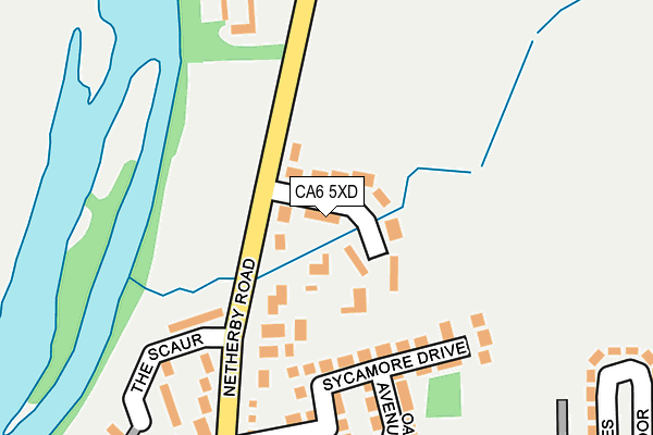 CA6 5XD map - OS OpenMap – Local (Ordnance Survey)