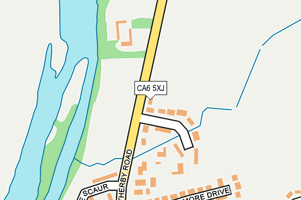 CA6 5XJ map - OS OpenMap – Local (Ordnance Survey)
