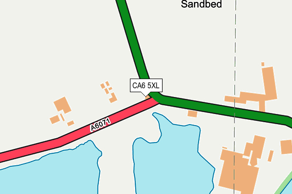 CA6 5XL map - OS OpenMap – Local (Ordnance Survey)