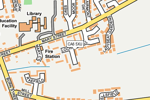 CA6 5XU map - OS OpenMap – Local (Ordnance Survey)