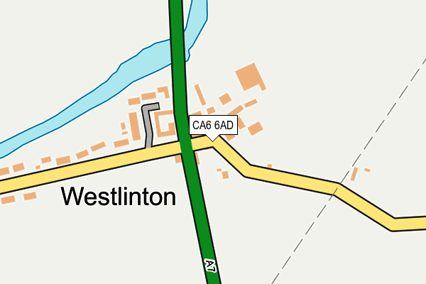 CA6 6AD map - OS OpenMap – Local (Ordnance Survey)