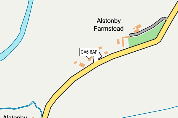 CA6 6AF map - OS OpenMap – Local (Ordnance Survey)